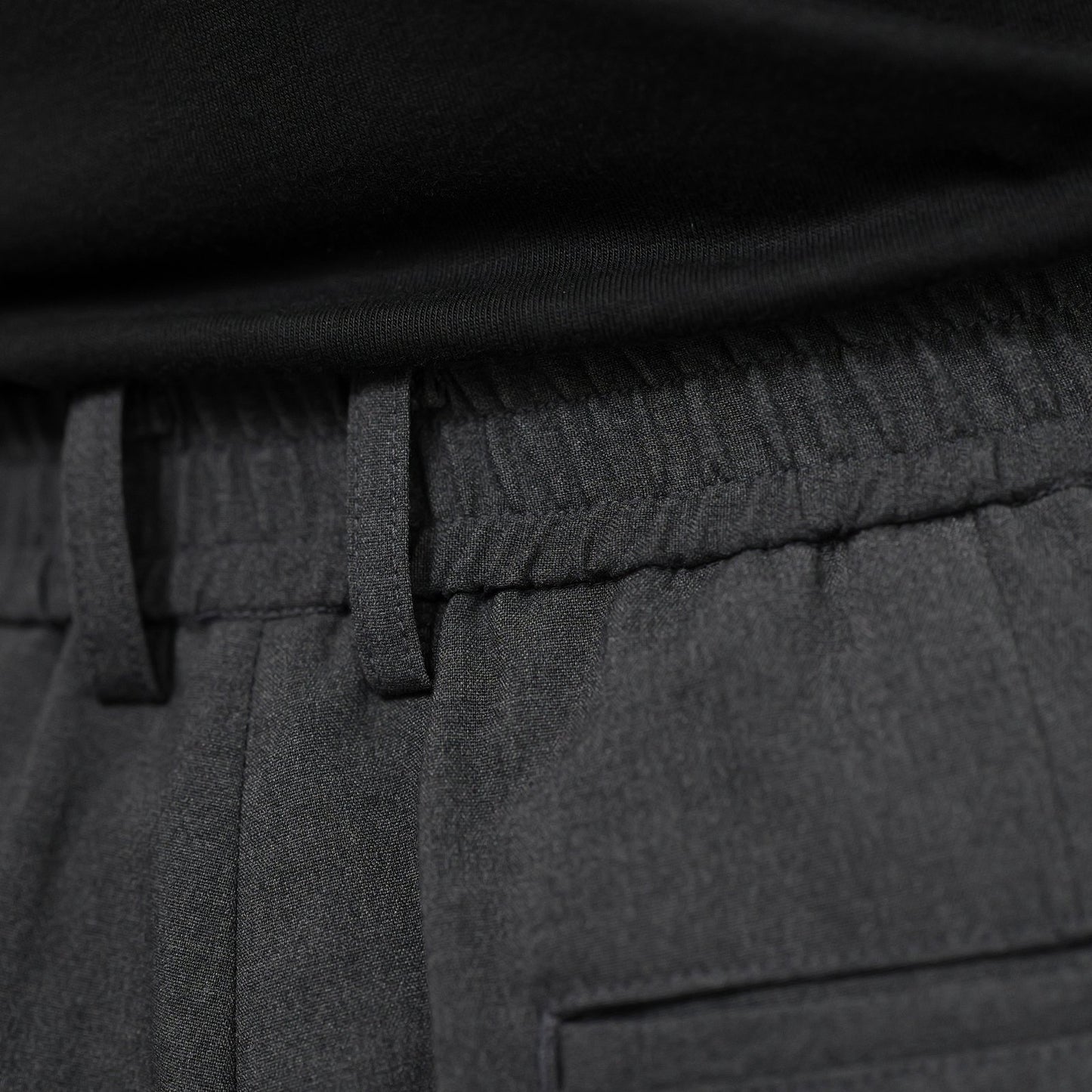 Grey Tuck Pants