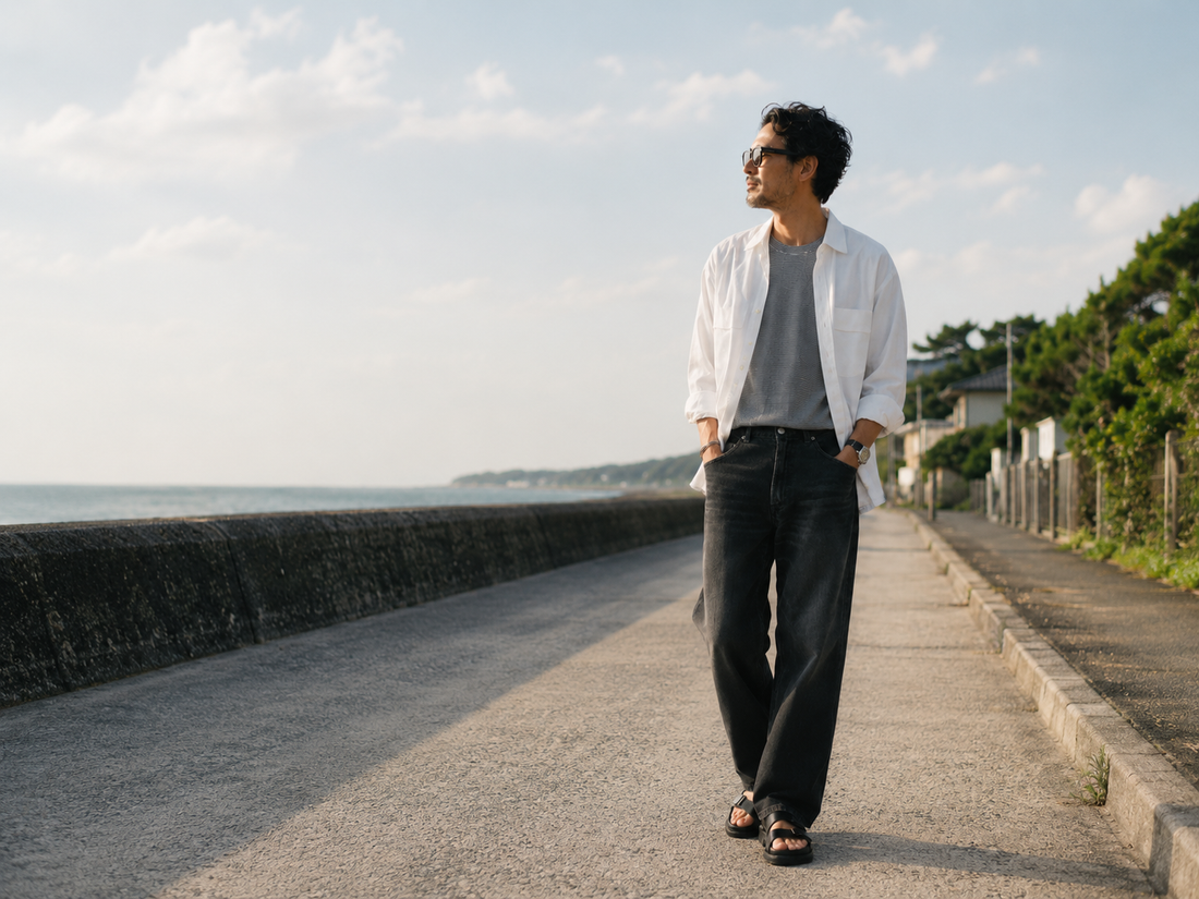 長い夏なのか、長い秋なのか。この時期に着る服を考えてみた。