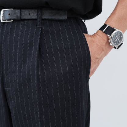 Stripe Tuck Pants