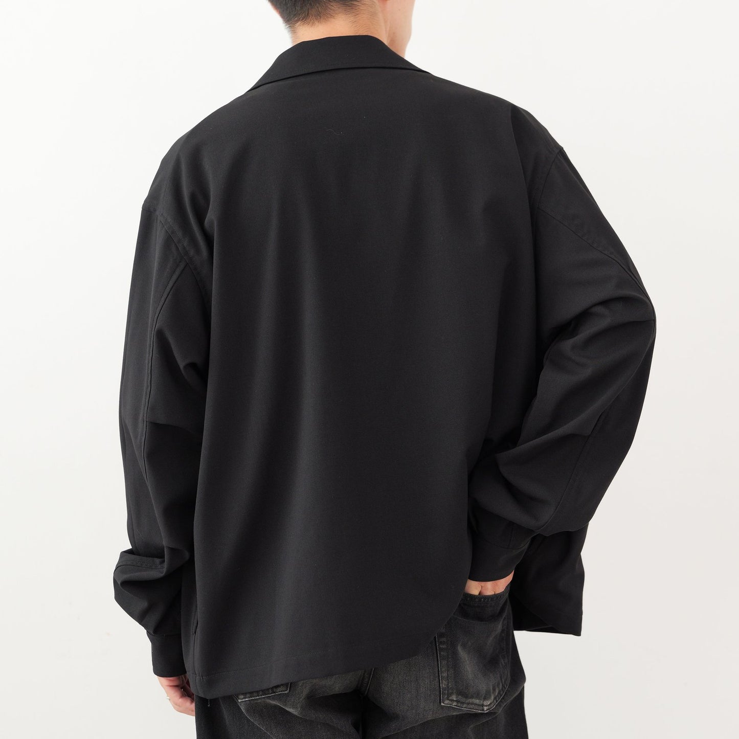 Black Zip Blouson