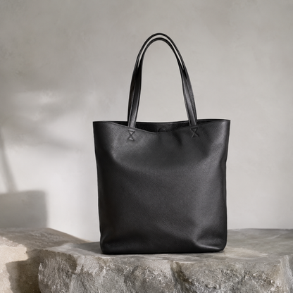 Minimal Leather Tote