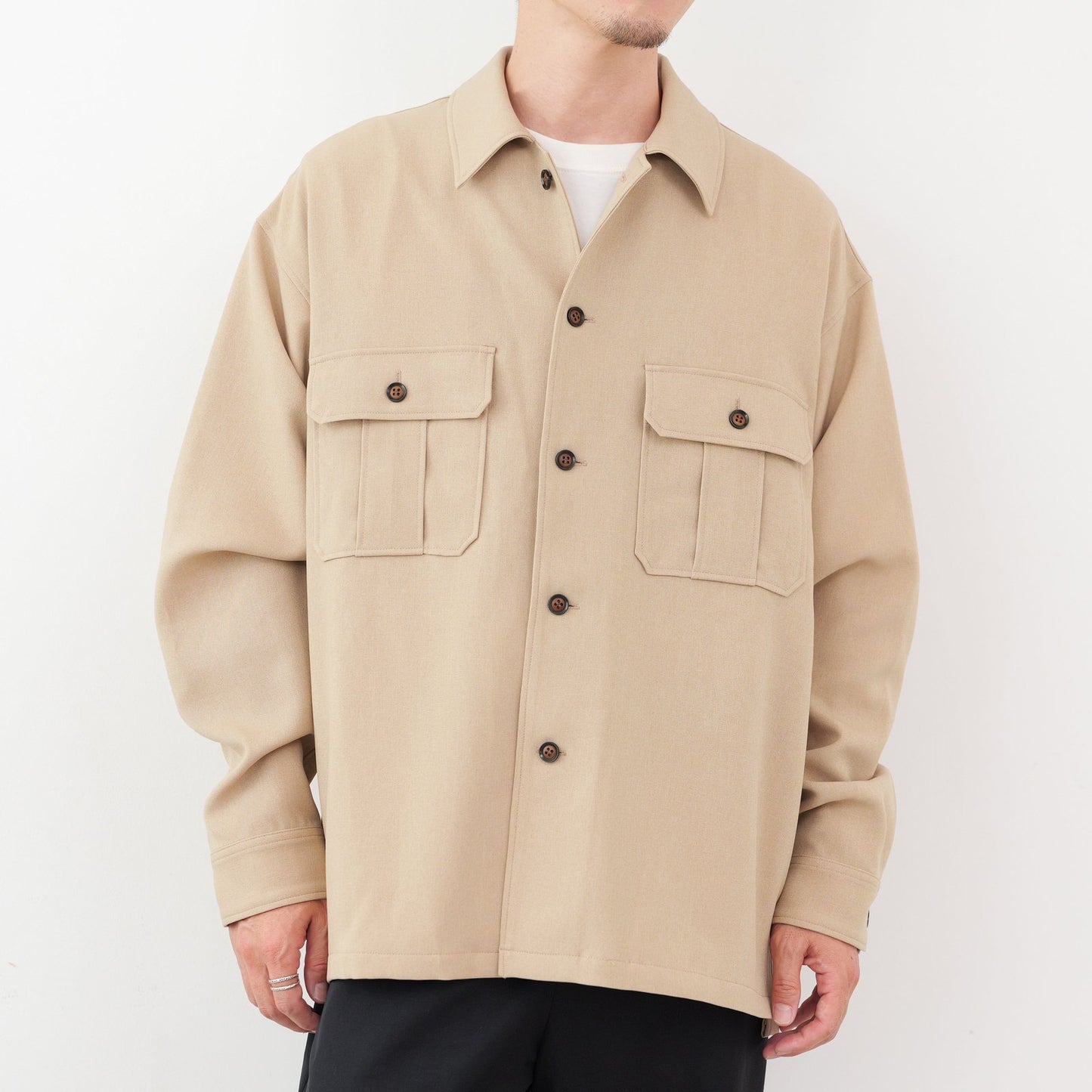 Beige CPO Shirt