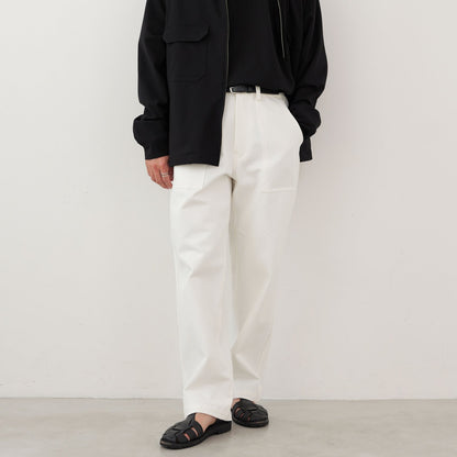 White Baker Pants