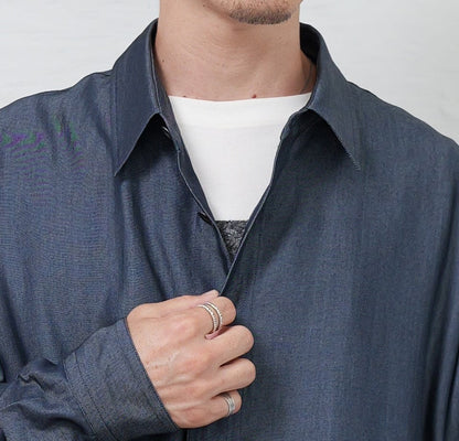 Denim Over Shirt