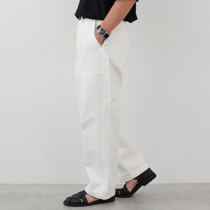 White Baker Pants