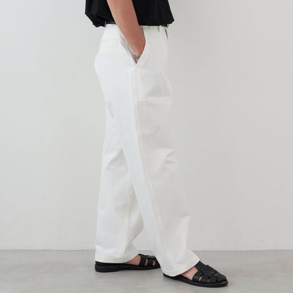 White Baker Pants