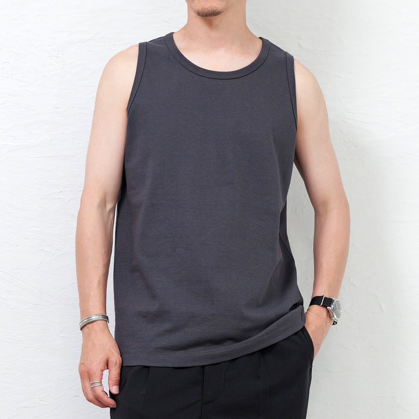 Ink Black Tank Top