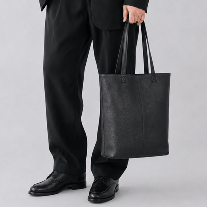 Minimal Leather Tote