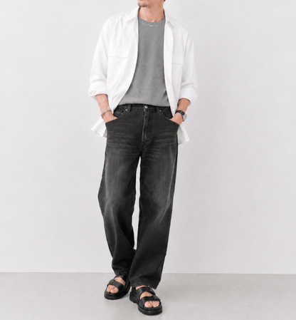 White Utility Shirt