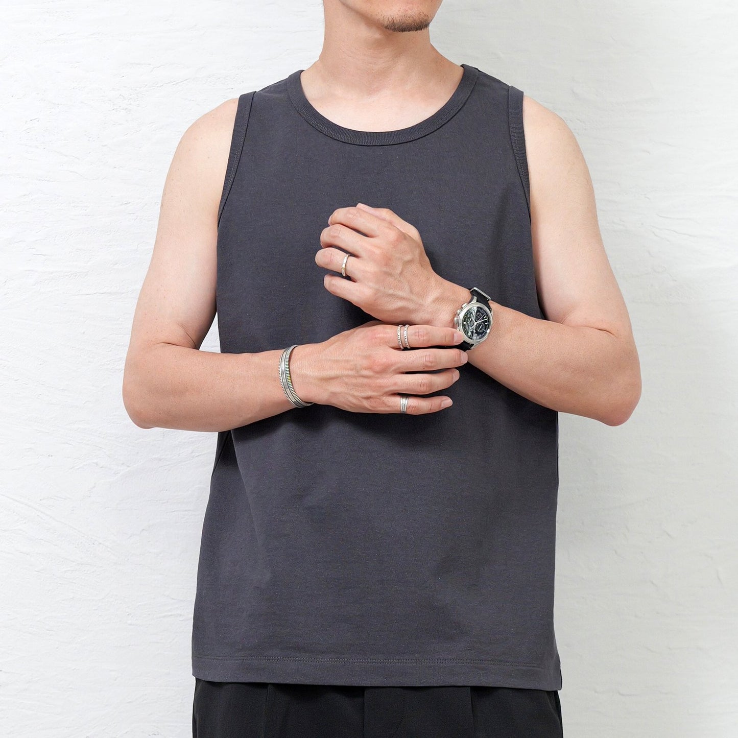 Ink Black Tank Top