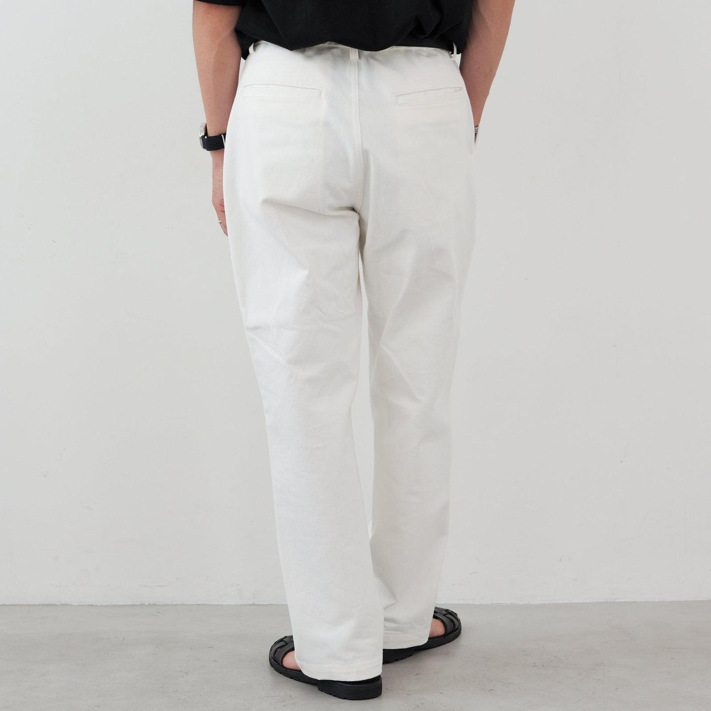 White Baker Pants