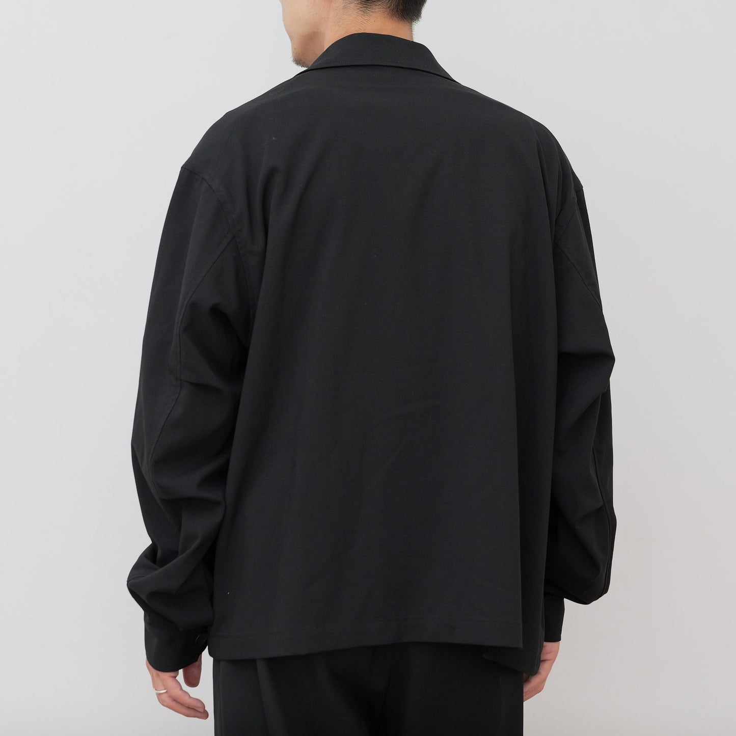 Black Zip Blouson