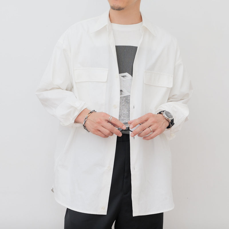 White Utility Shirt