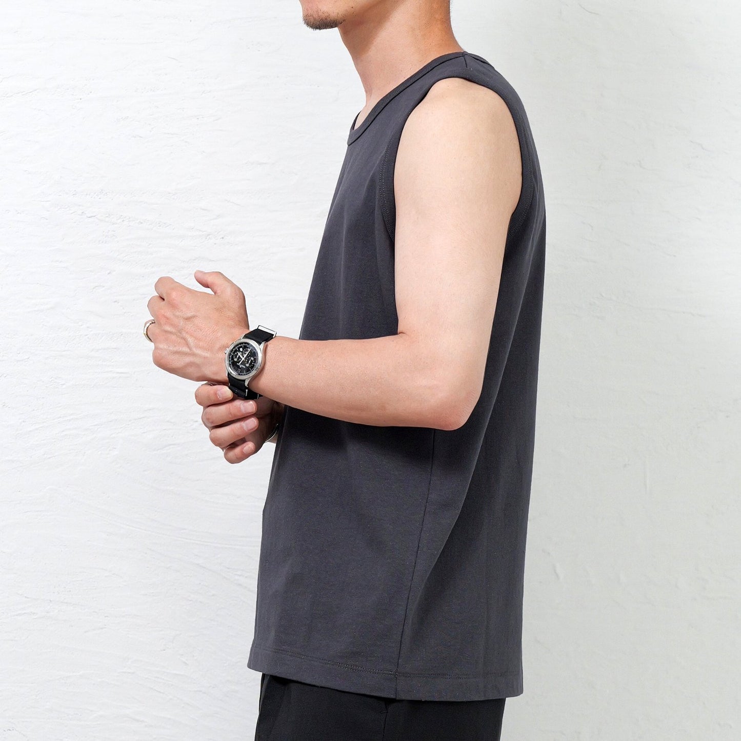 Ink Black Tank Top
