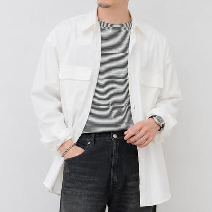 White Utility Shirt