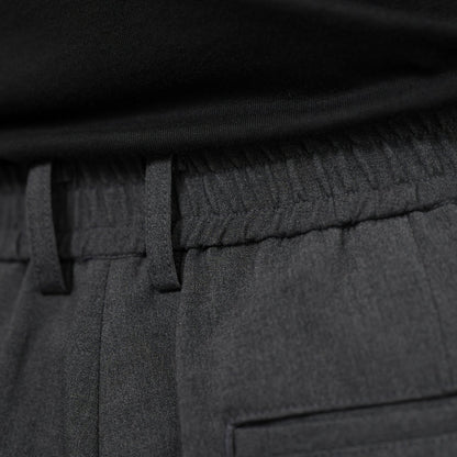 Grey Tuck Pants
